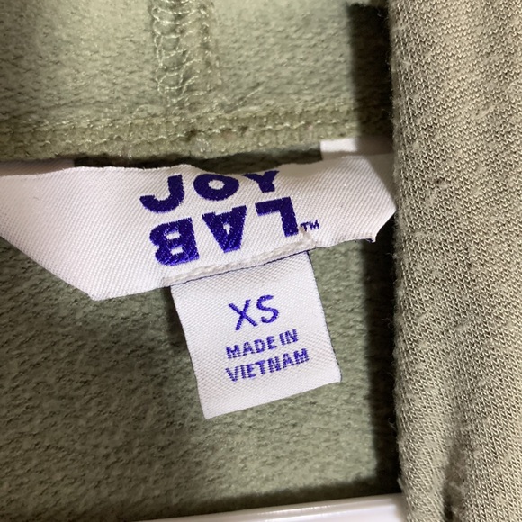 Army green joy lab pullover hoodie size XS - Picture 2 of 3